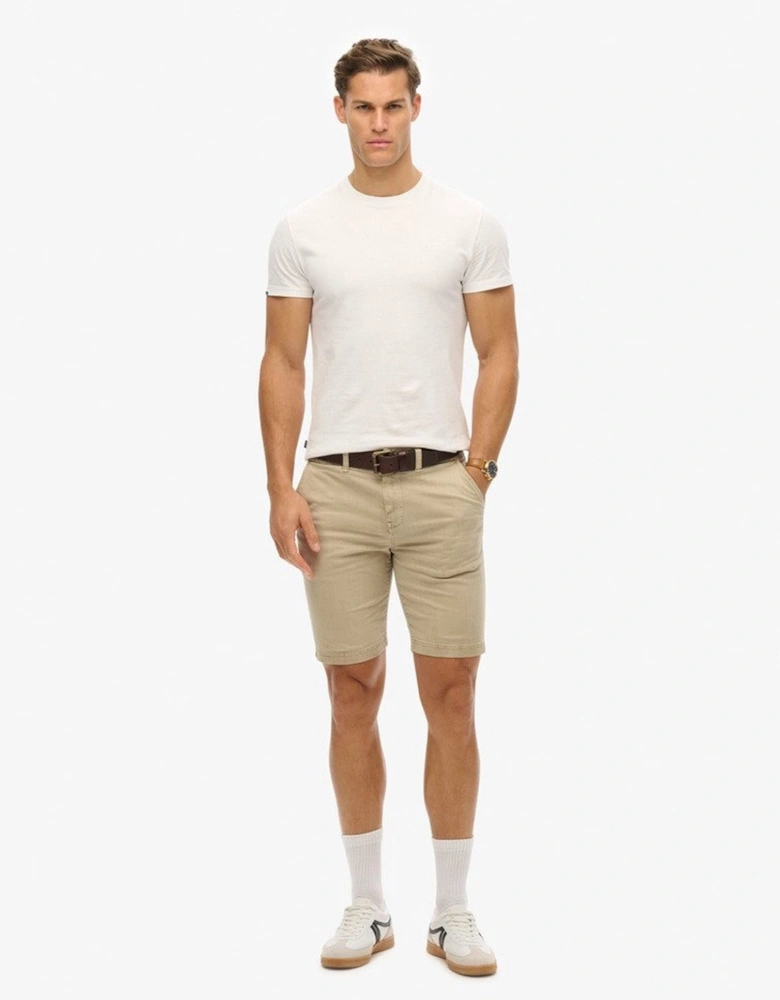 Men's Officer Chino Shorts Tan