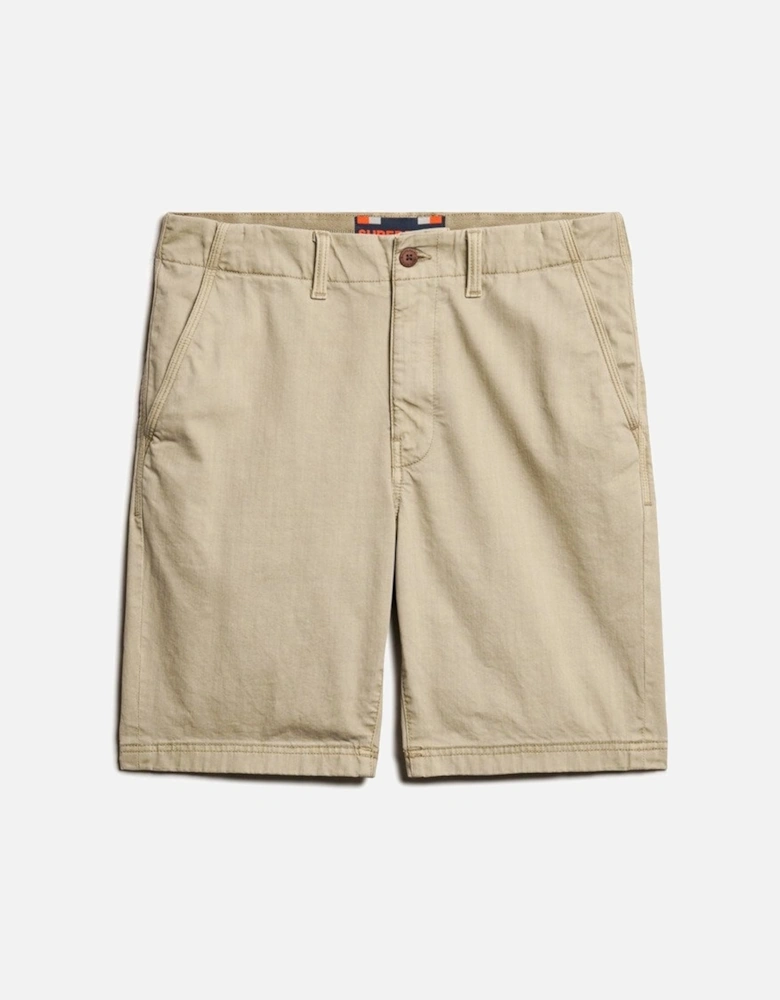 Men's Officer Chino Shorts Tan