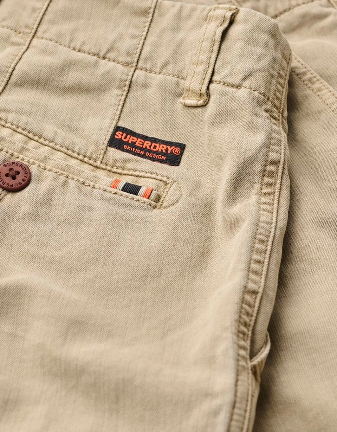 Men's Officer Chino Shorts Tan