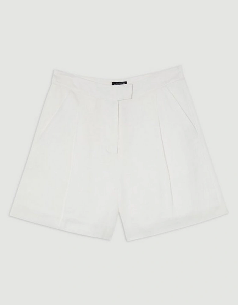 Tailored Viscose Linen Short