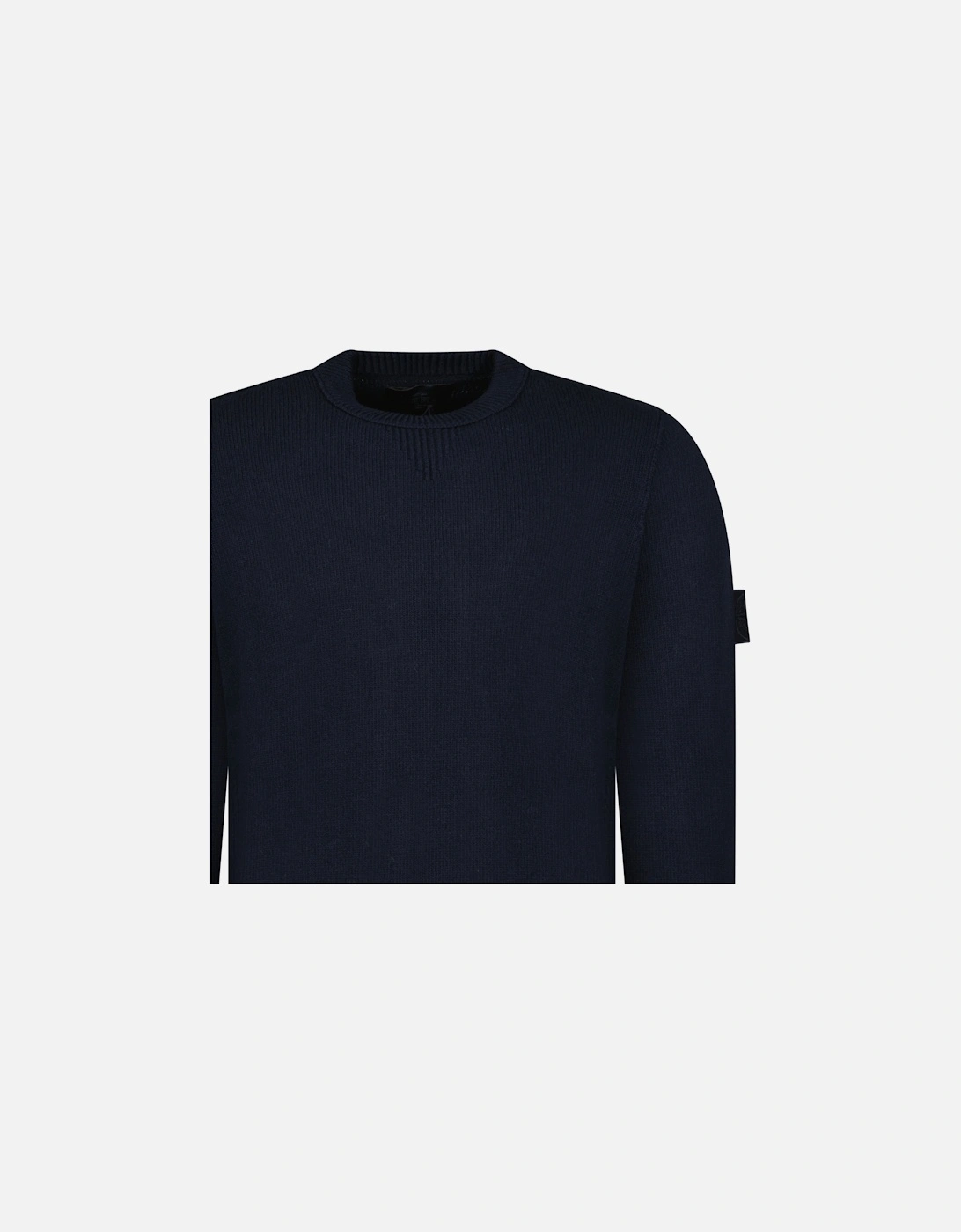 Thick Ghost Badge Jumper Navy