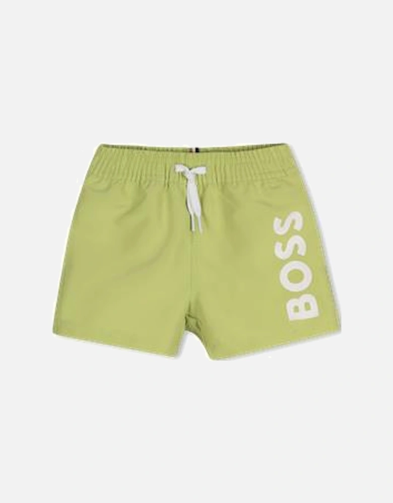 BOSS BABY/TODDLER LIME SWIM SHORTS J52069