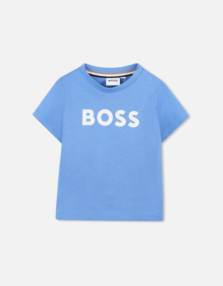 BOSS BABY/TODDLER MID BLUE T SHIRT J52105