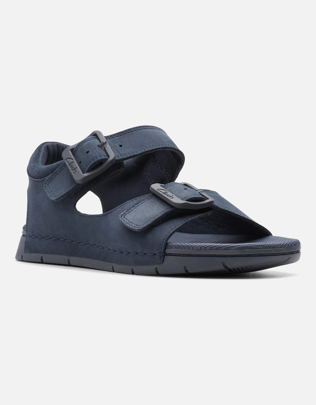 Clarks Girls Navy  Baha Beach K Sandals - Size 10/G (Wide) Kids