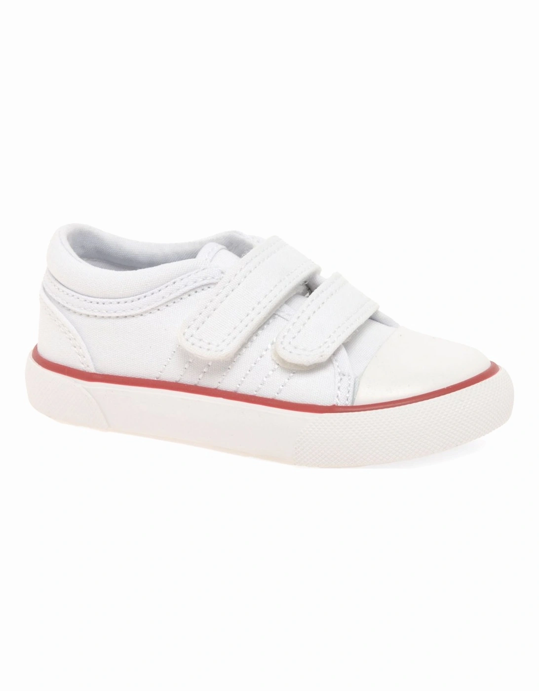 Start-Rite Start-Rite Girl's Sandcastle Kids Infant Canvas Shoes - White
