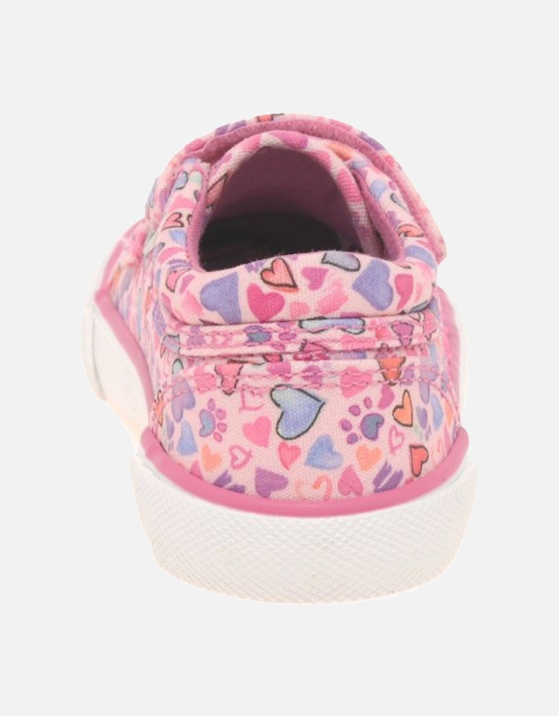 Loveheart Girls Infant Canvas Shoes