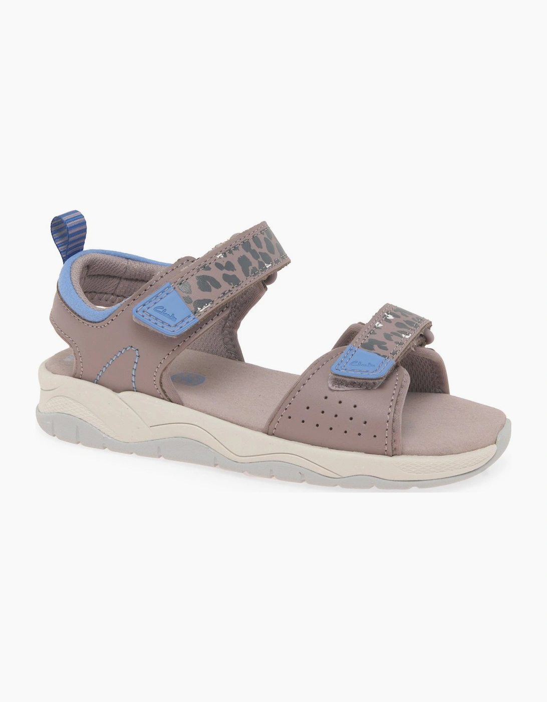 Clarks Clarks Girl's Clowder Print K Girls Sandals - Grey