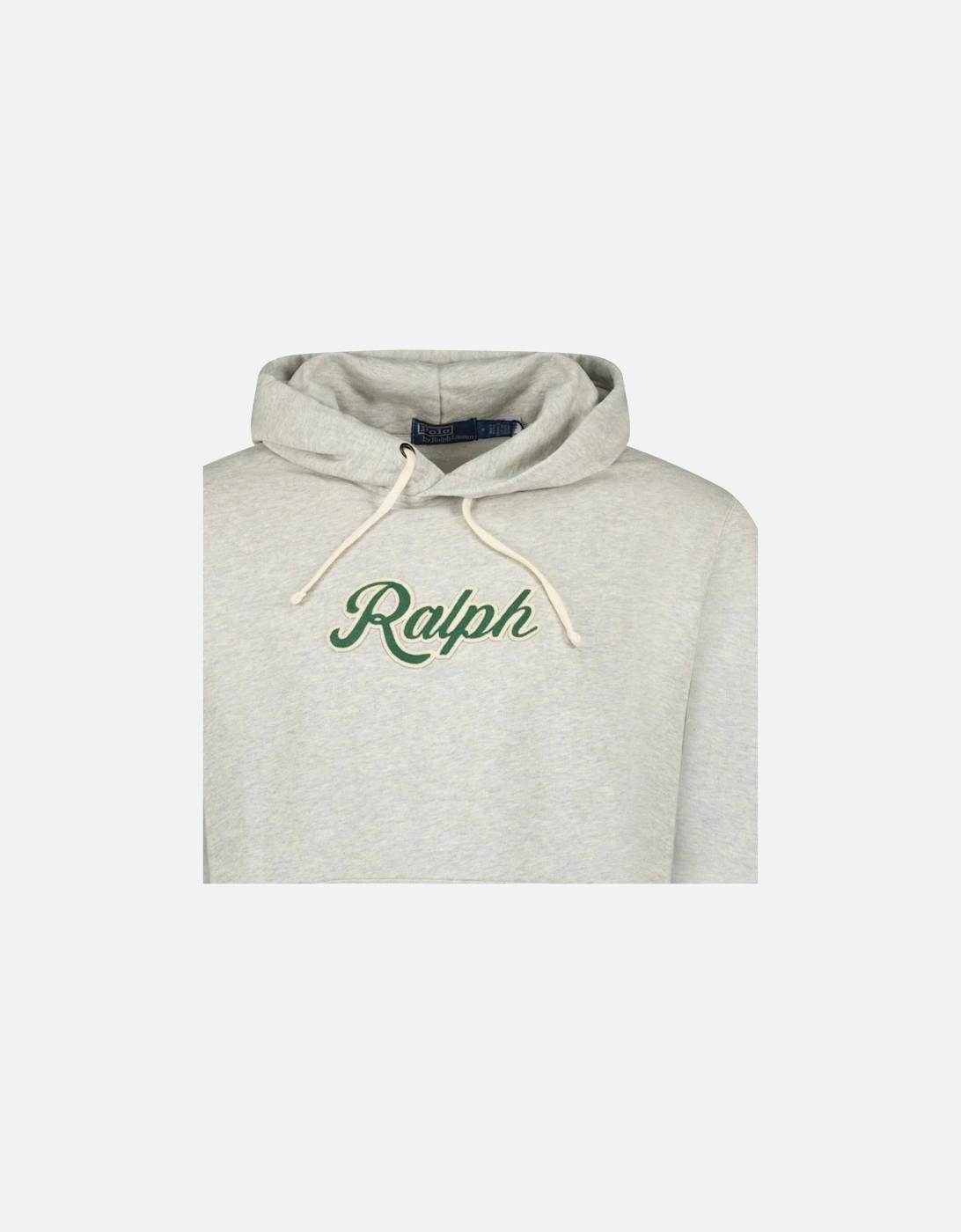 'Ralph' Large Logo Hoodie Grey Heather