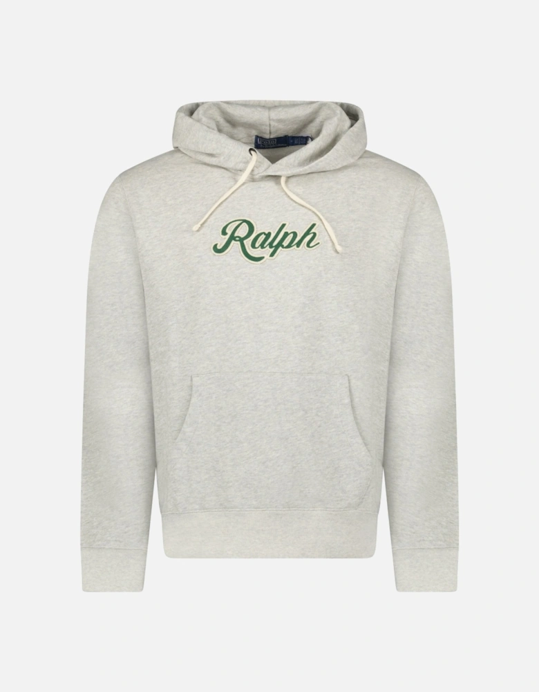 'Ralph' Large Logo Hoodie Grey Heather