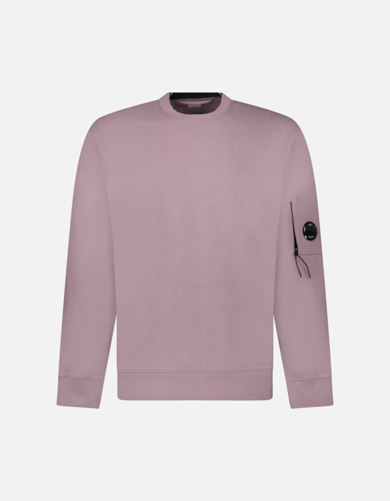 Arm Lens Diagonal Sweatshirt Purple Dove