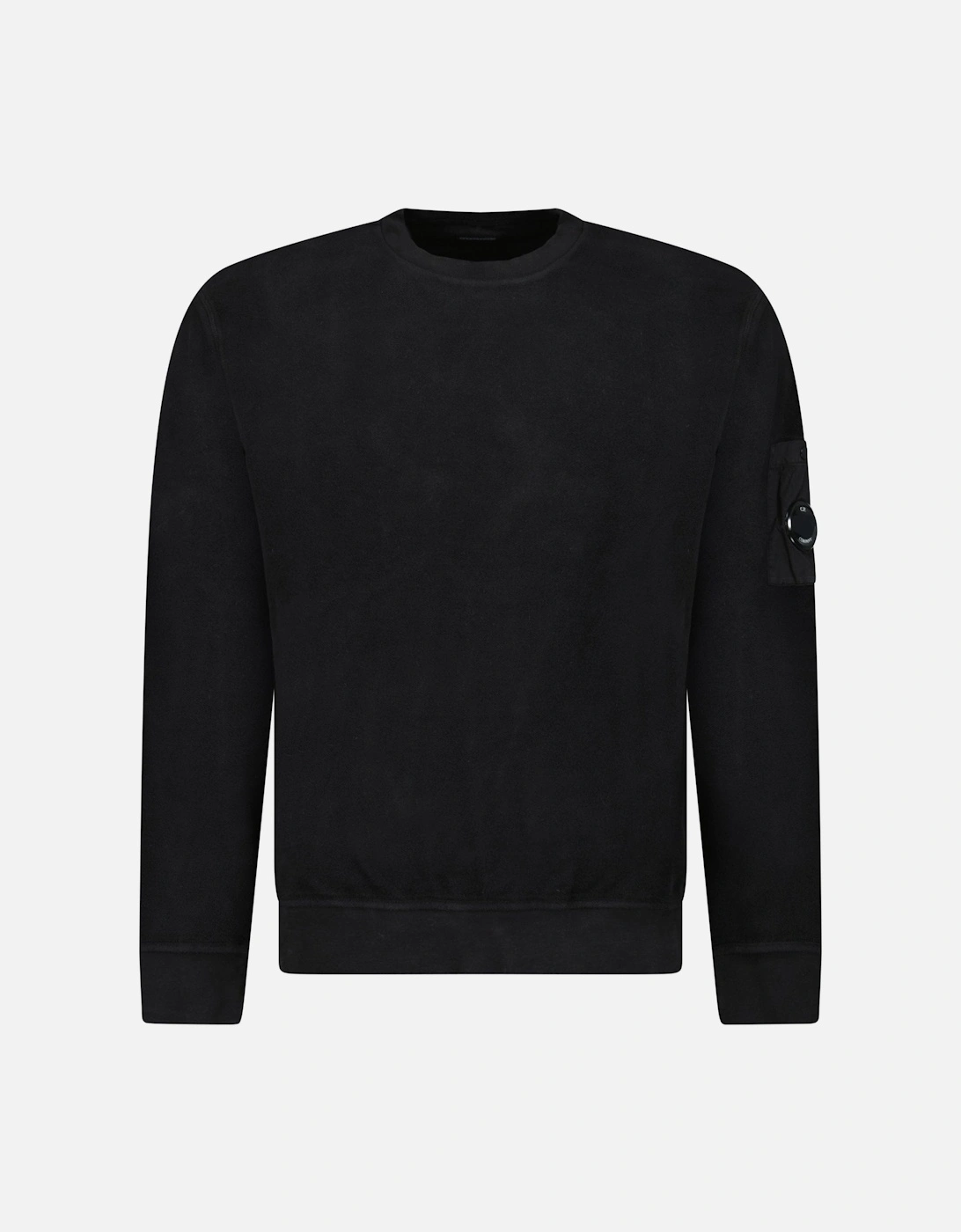 Emerized Diagonal Sweatshirt in Black, 6 of 5
