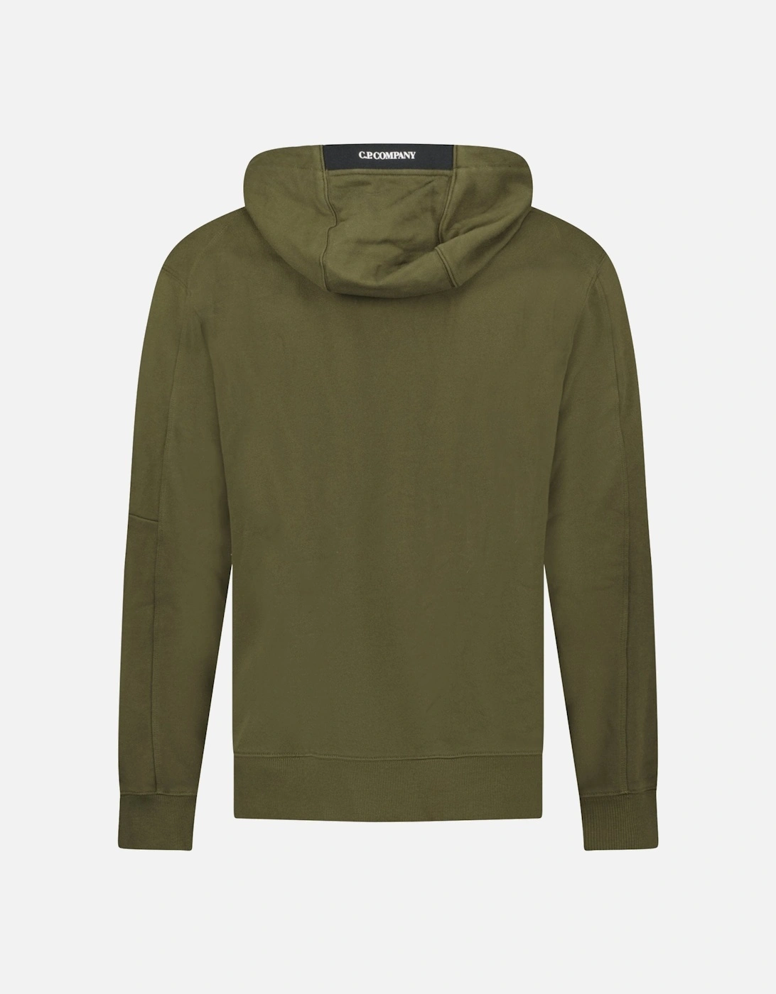 Lens Diagonal Raised Hooded Fleece Ivy Green