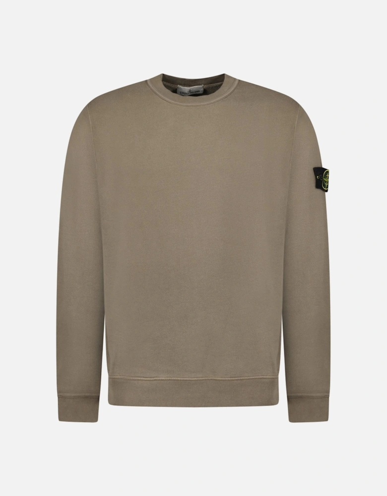 Old Effect Crewneck Sweatshirt Walnut Brown