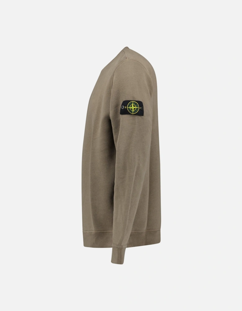 Old Effect Crewneck Sweatshirt Walnut Brown
