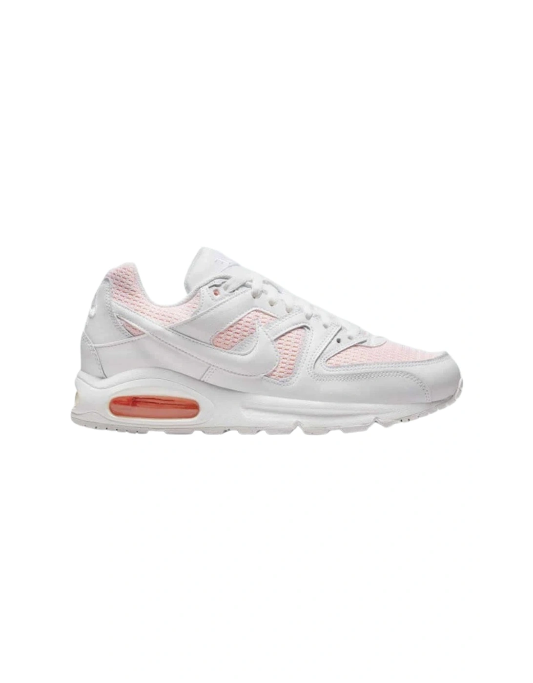 Women's Nike Air Max Command Pink Detail White Trainers - Size: 6.5