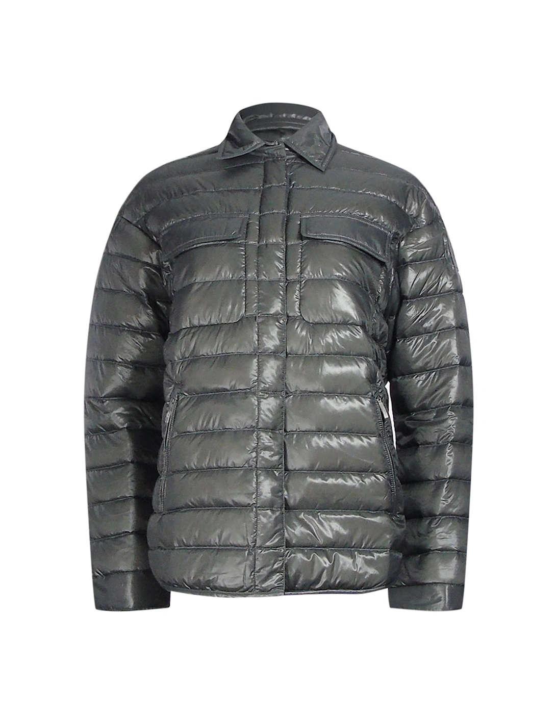 Women's Parajumpers Petronel Rock Grey Down Jacket - Size: 10/8
