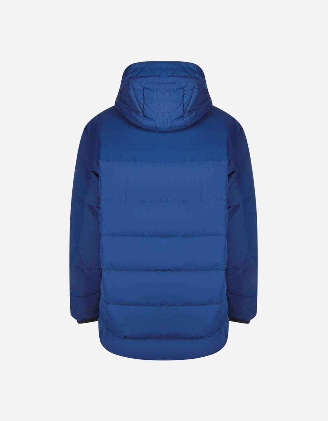 Hikari Peacot Dark Blue Long Hooded Down Jacket