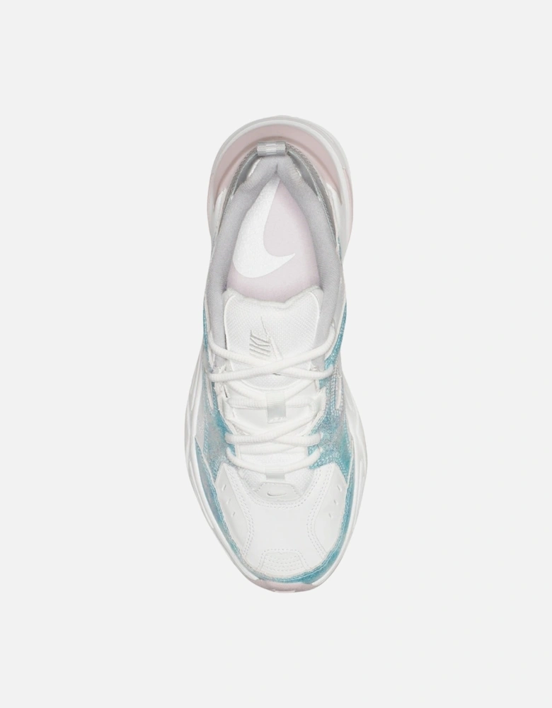 M2K Tempo White Blue Trainers