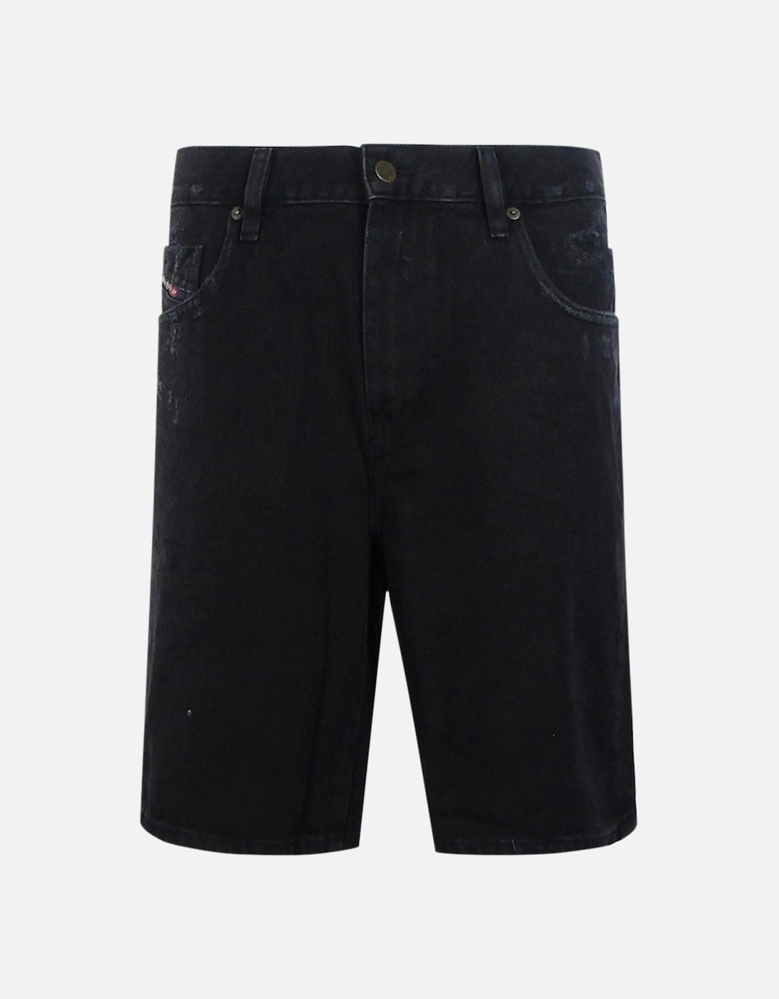 D-Strukt-Short Black Cotton Shorts, 3 of 2