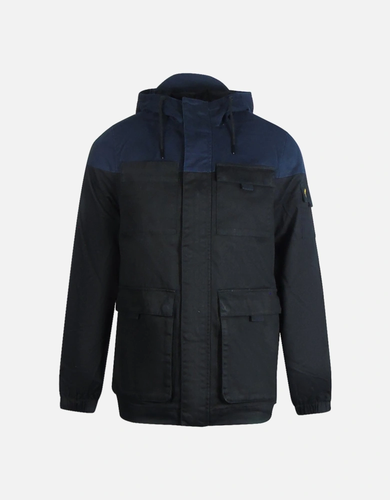 Lyle & Scott Contrast Yoke Black Jacket