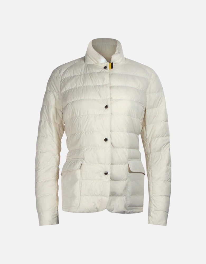 Alisee White Down Jacket