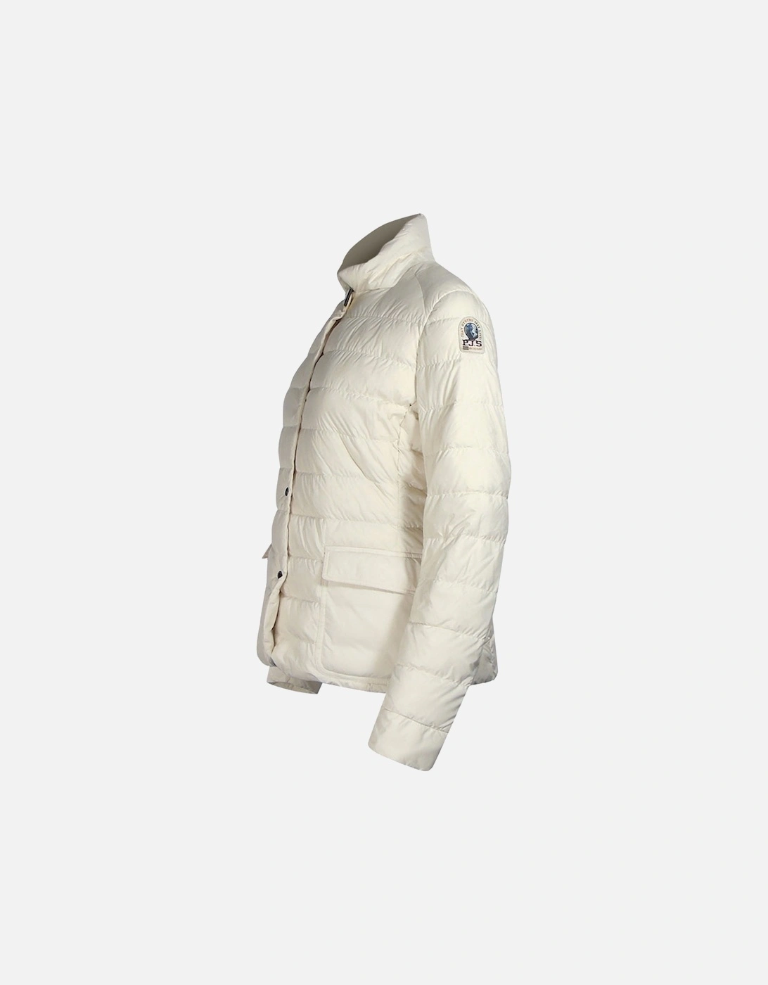 Alisee White Down Jacket