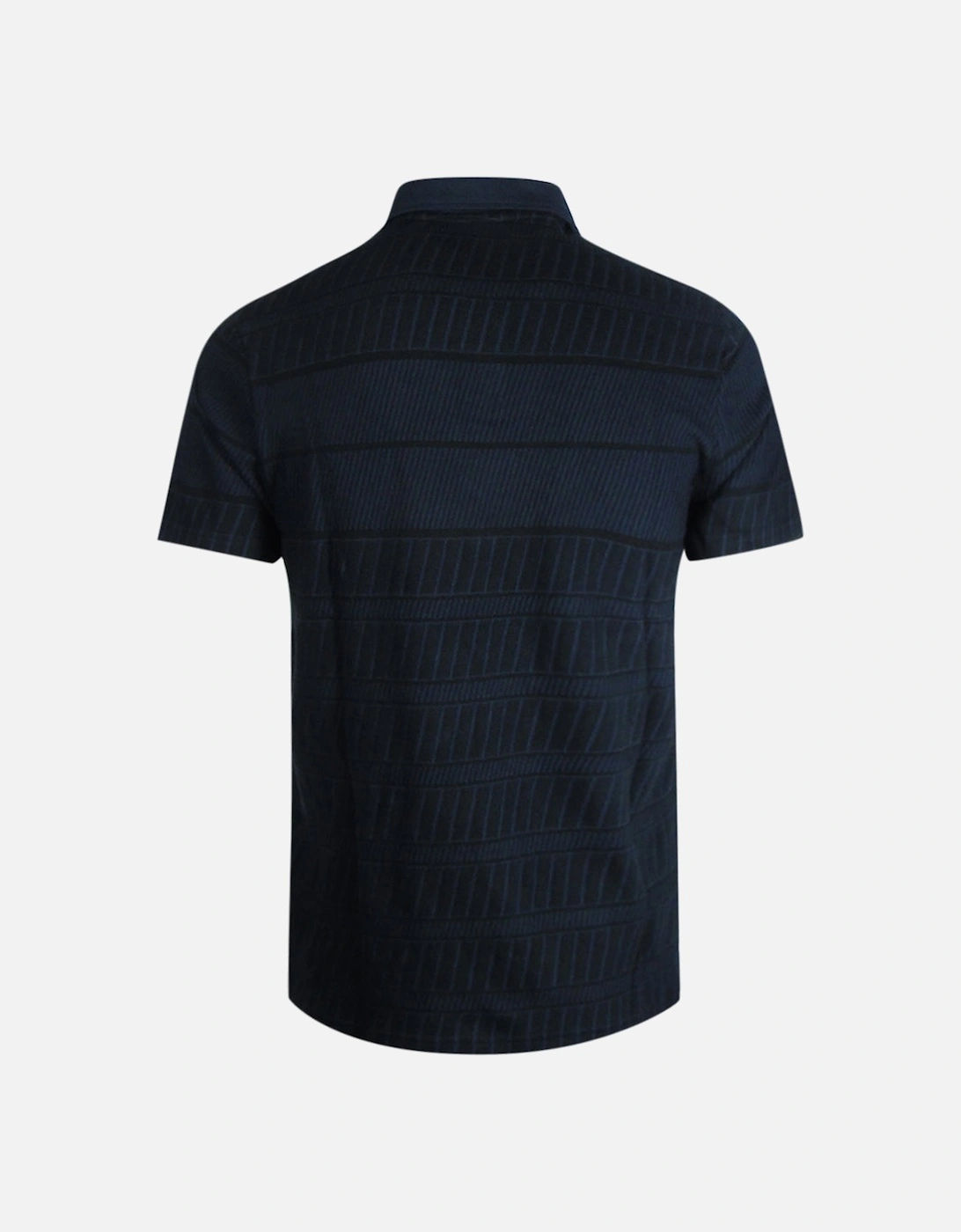 Lyle & Scott Dark Navy Blue Grid Polo Shirt