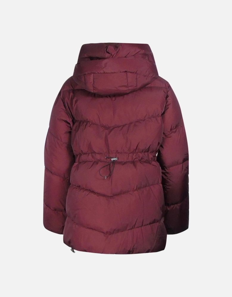 Amane Burgundy Down Jacket