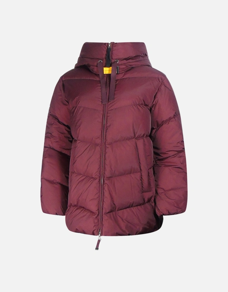 Amane Burgundy Down Jacket