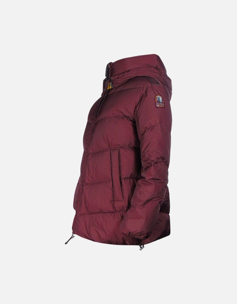 Amane Burgundy Down Jacket