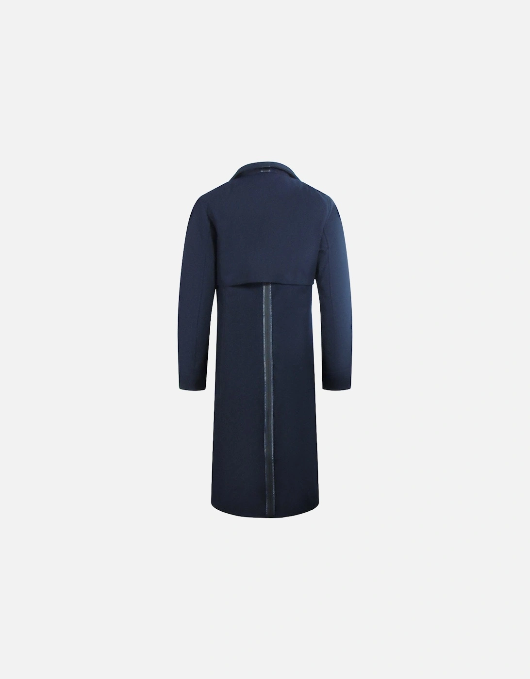 Jill Pencil Dark Navy Blue Trench Jacket