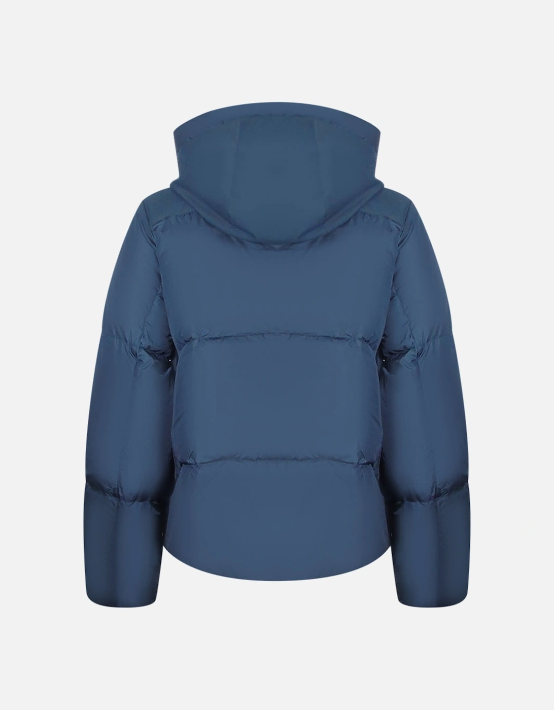 Nami Navy Blue Hooded Down Jacket