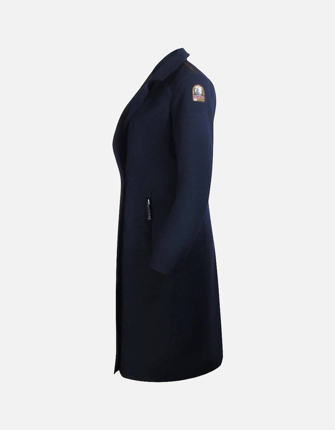 Jill Pencil Dark Navy Blue Trench Jacket