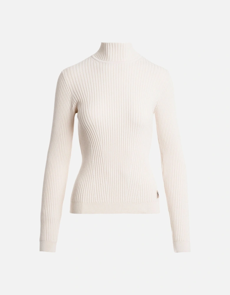 Lotus Moonbeam White Sweater