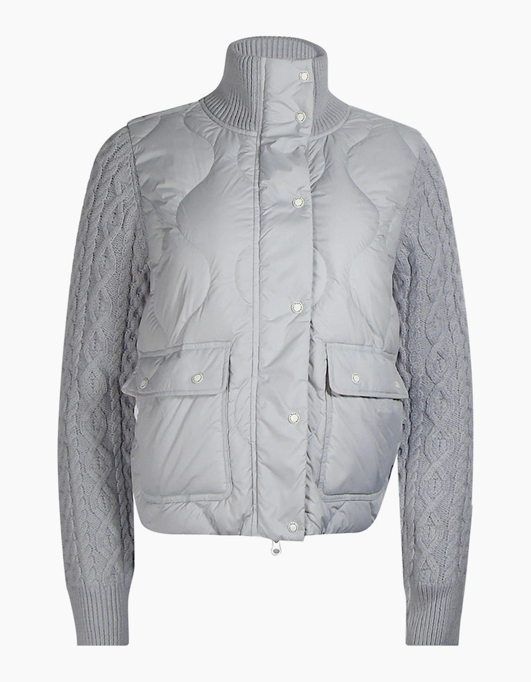 Women's Parajumpers Rae Silver Down Jacket - Grey - Size: 10/8