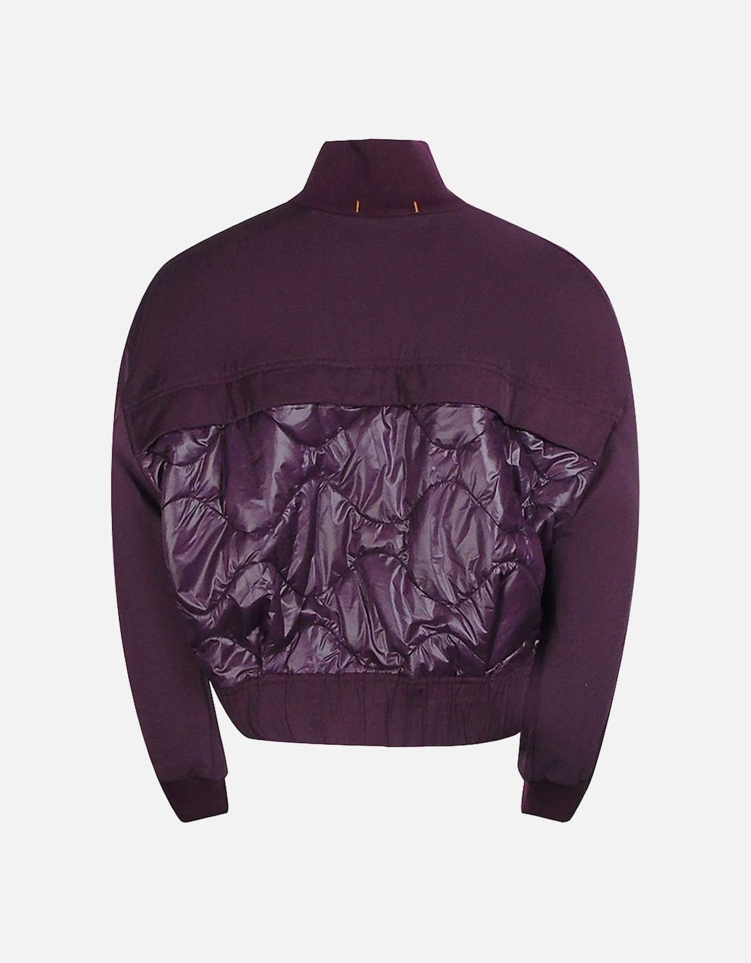 Quarter Zip Turtleneck Fleece Purple Sweatshirt