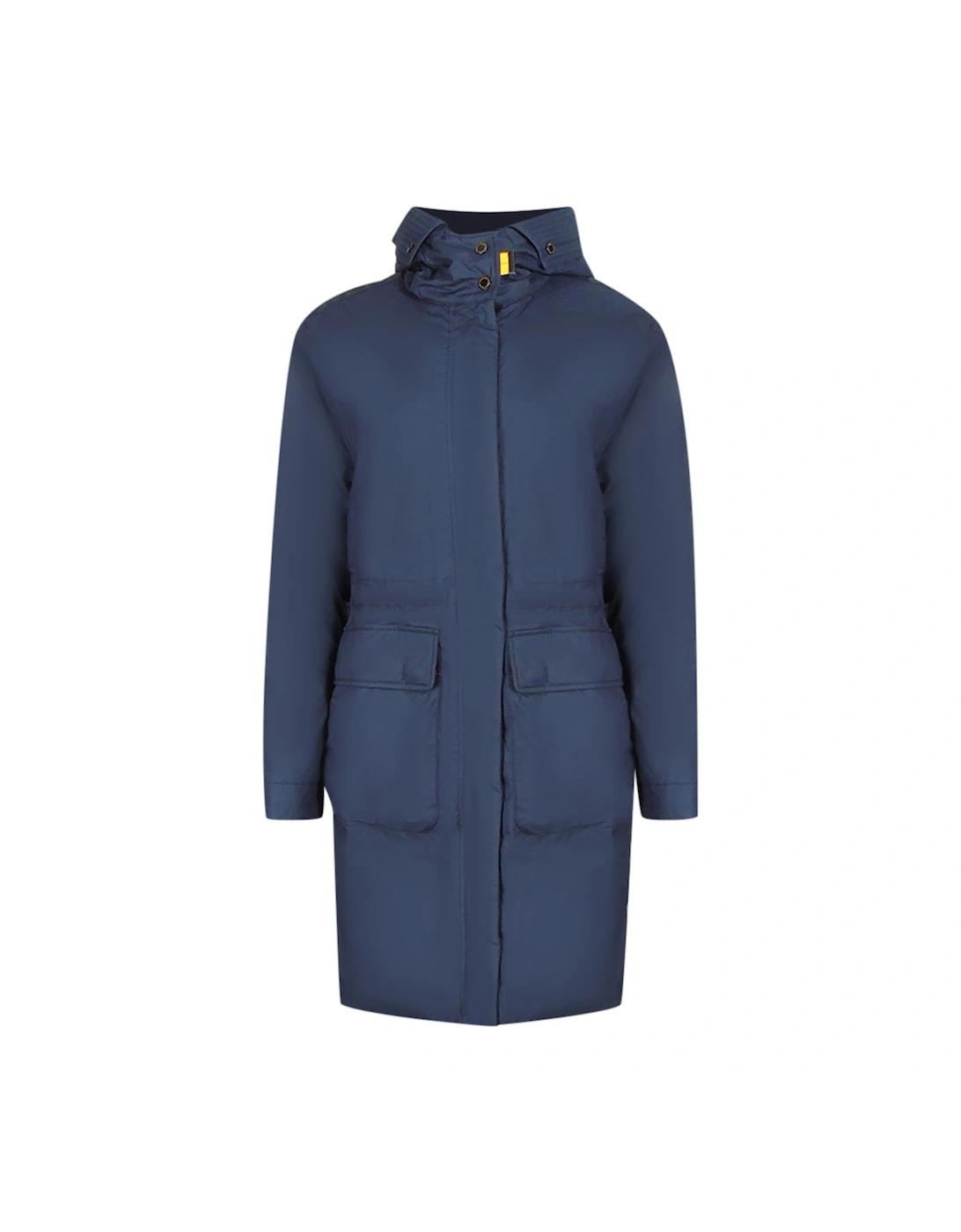 Women's Parajumpers Eulalia Navy Blue Padded Long Down Jacket - Size: 10/8