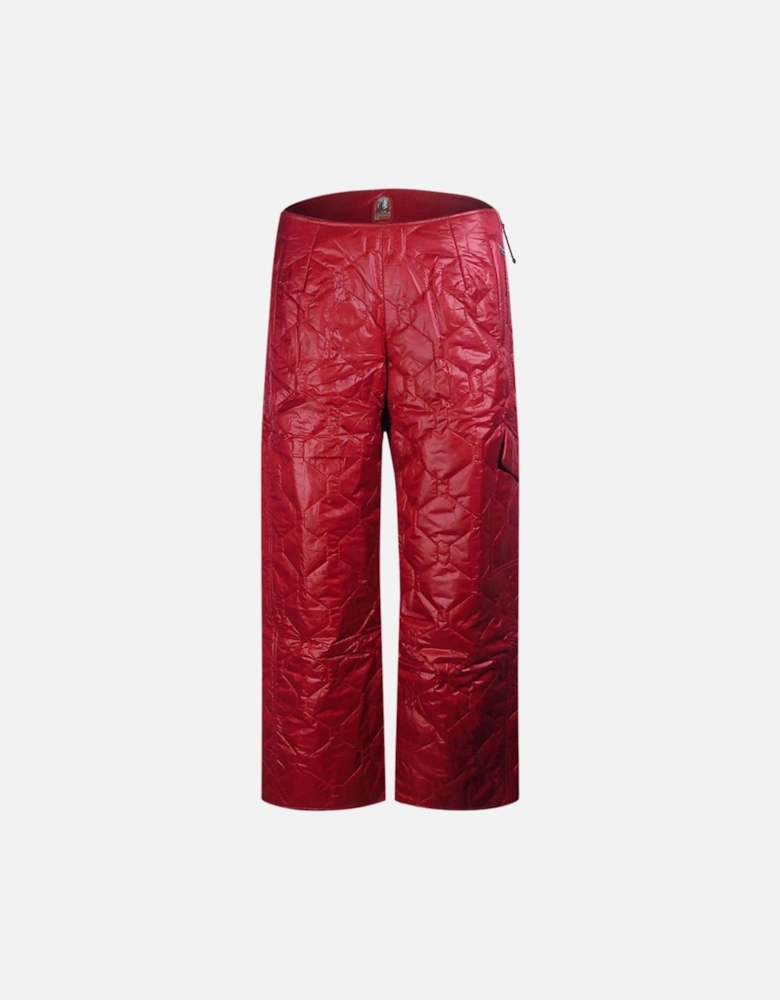 Kawaii Red Thin Padded Trousers