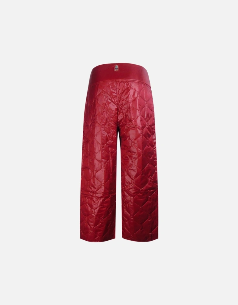 Kawaii Red Thin Padded Trousers