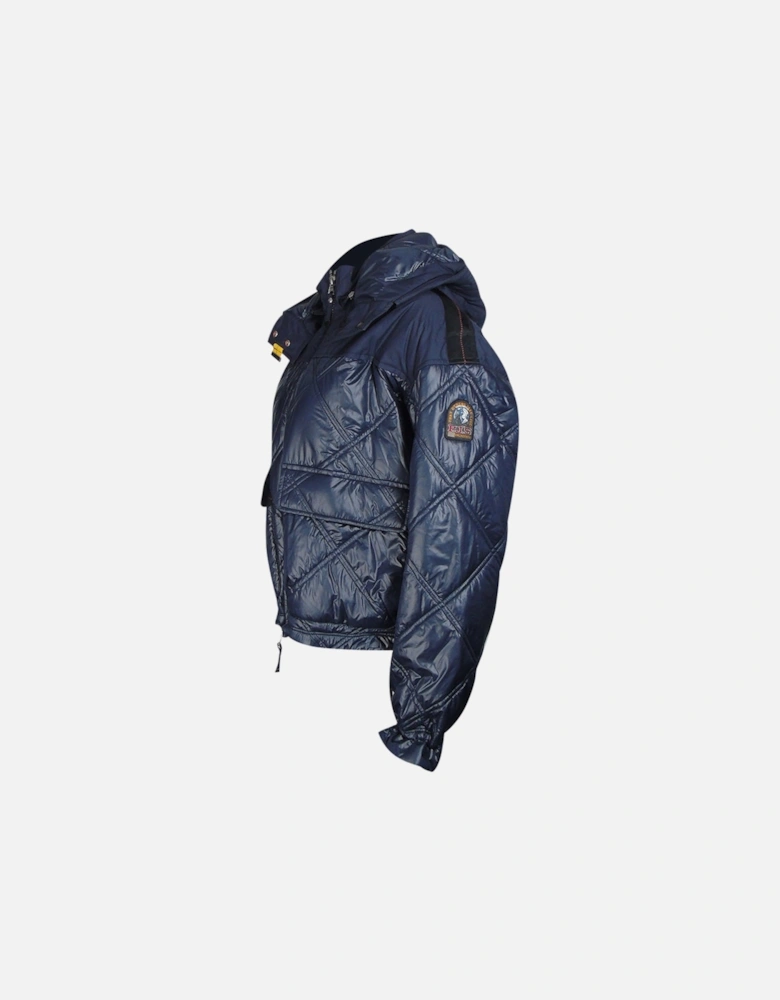 Madina Pencil Dark Navy Blue Padded Jacket