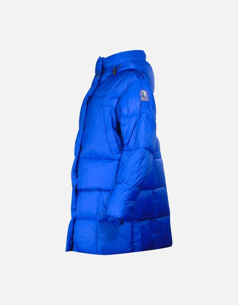 Bold Parka Kos Blue Long Hooded Down Jacket