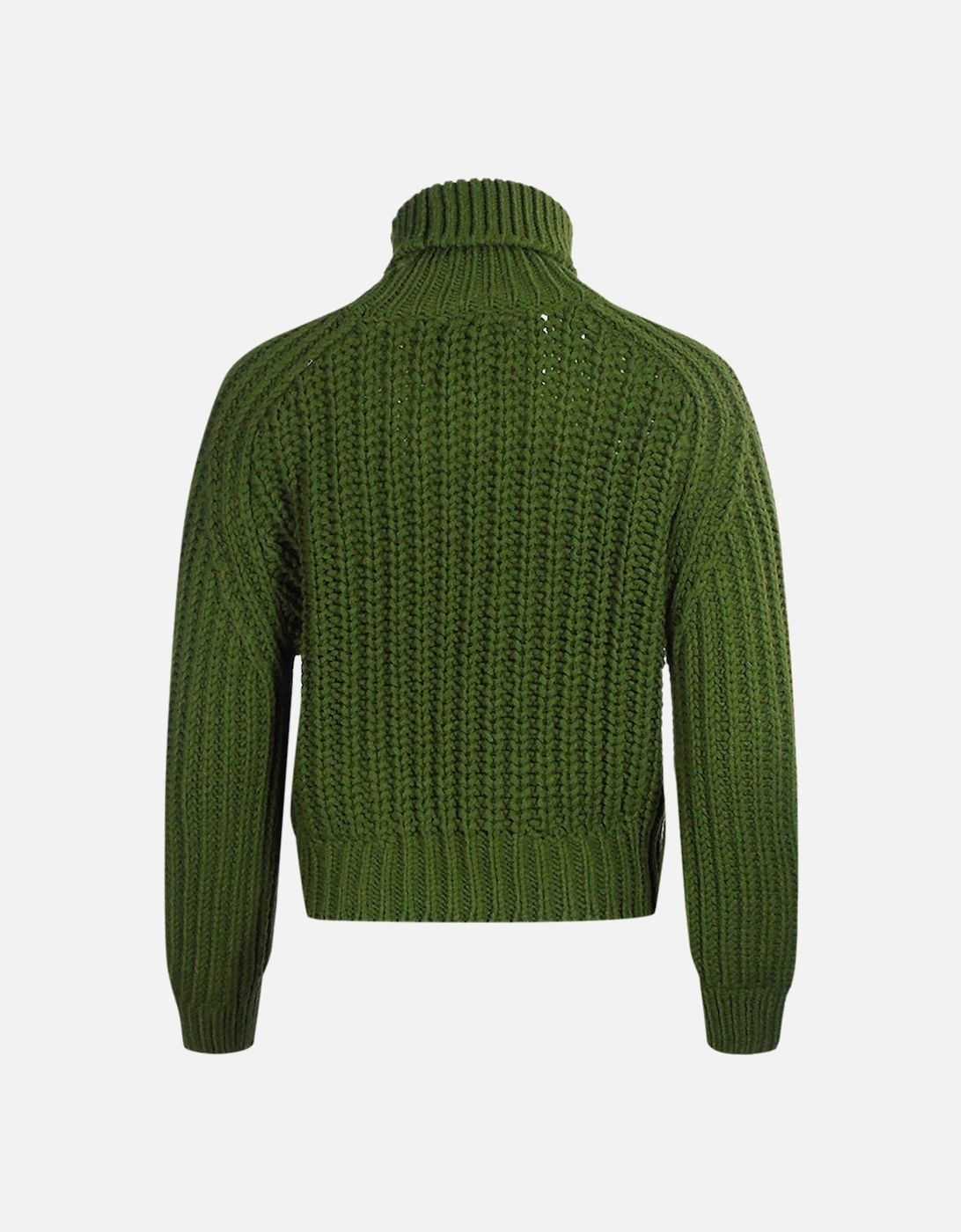 Knitted Dark Green Sweater