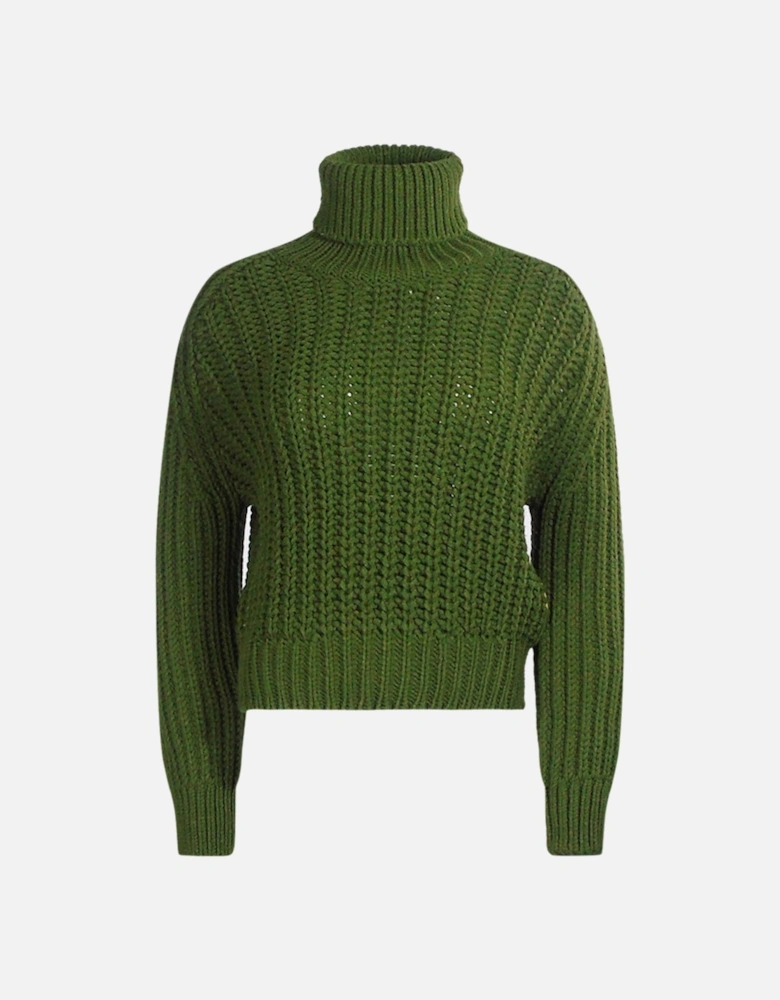 Knitted Dark Green Sweater