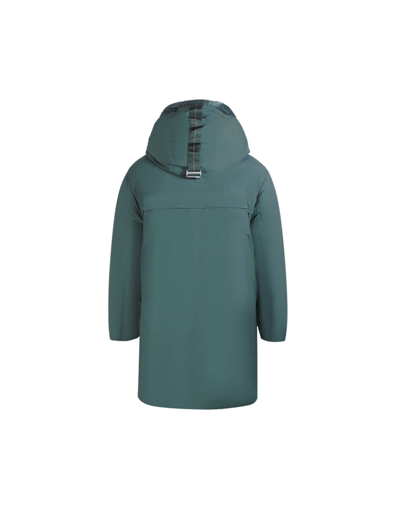 Rowland Green Gables Long Hooded Down Jacket