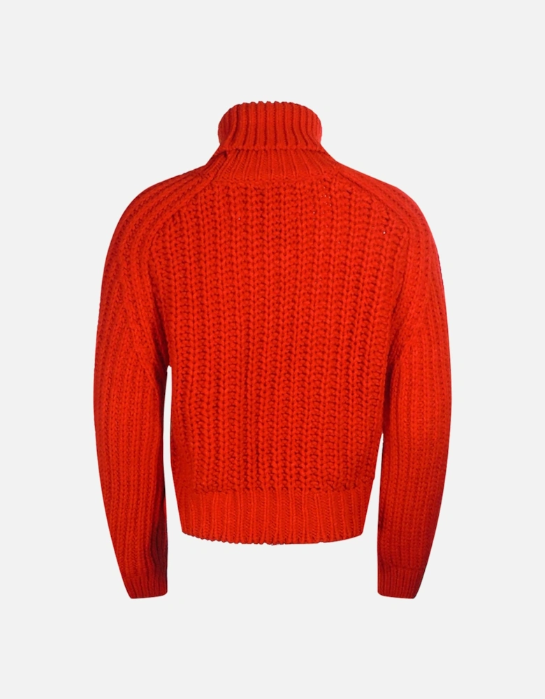 Knitted Red Sweater