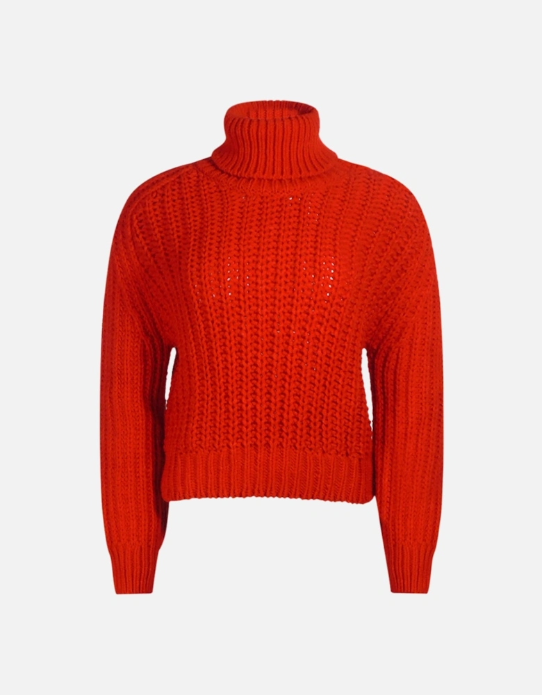 Knitted Red Sweater