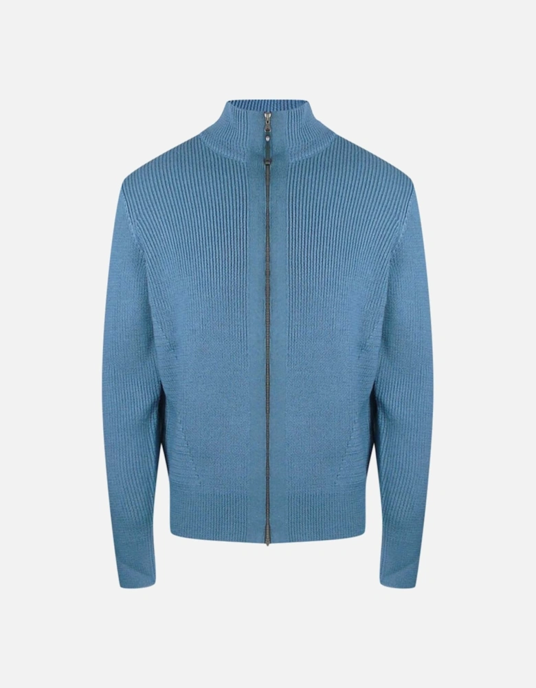 Manny Hydro Blue Zip-Up Sweatshirt