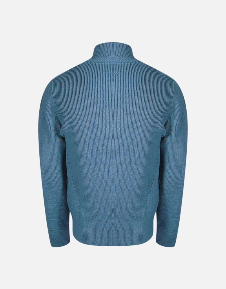 Manny Hydro Blue Zip-Up Sweatshirt