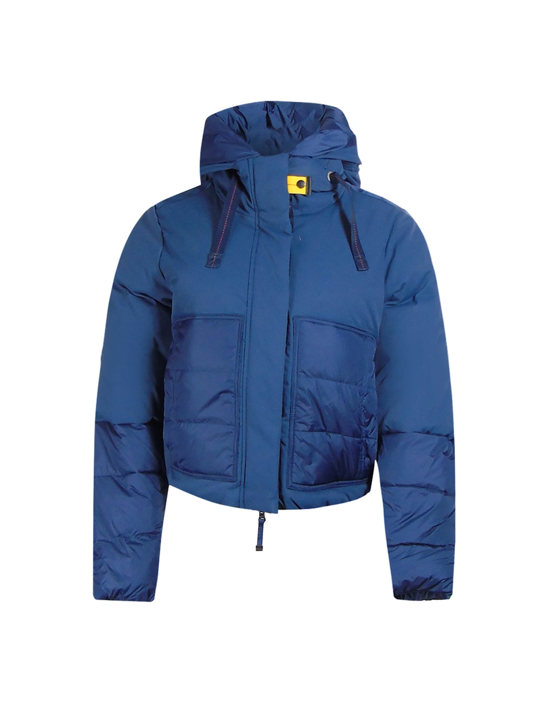 Women's Parajumpers Otaca Navy Blue Hooded Down Jacket - Size: 10/8