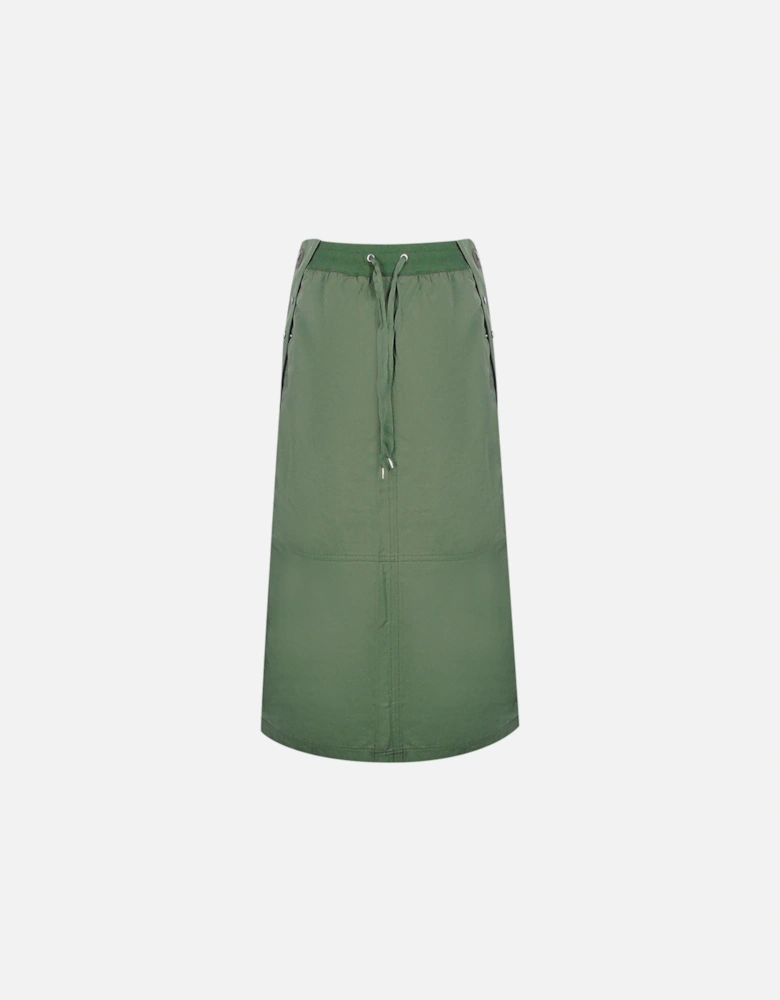 Goddess Dark Green Long Skirt